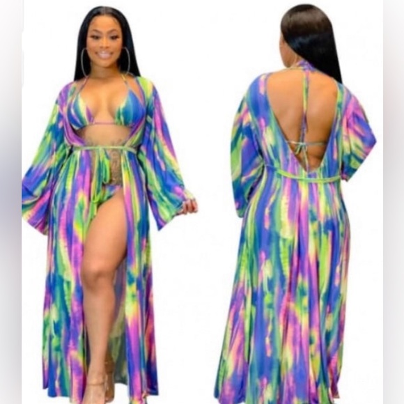 Other - Purple 3pc Swimsuit